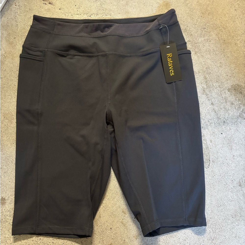 Women's grey Bike Shorts